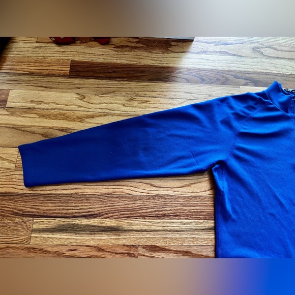 North Face - Men’s Quarter Zip. Large. Bright Blue. Vaporwick - Picture 7 of 10